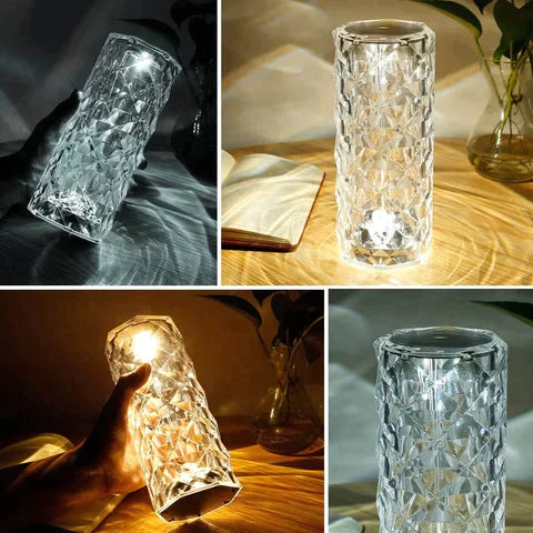 Crystal Table Touch Lamp